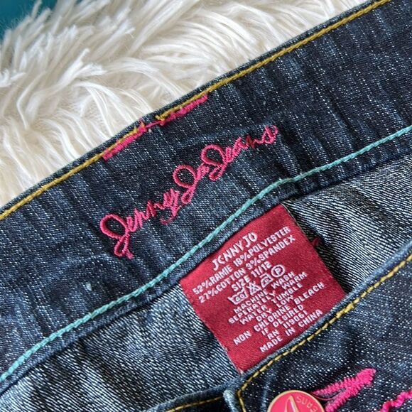 Apollo Jeans Jenny Jo Straight Leg Dark Wash Jeans Size 11/12 Vintage Y2K - Picture 9 of 9